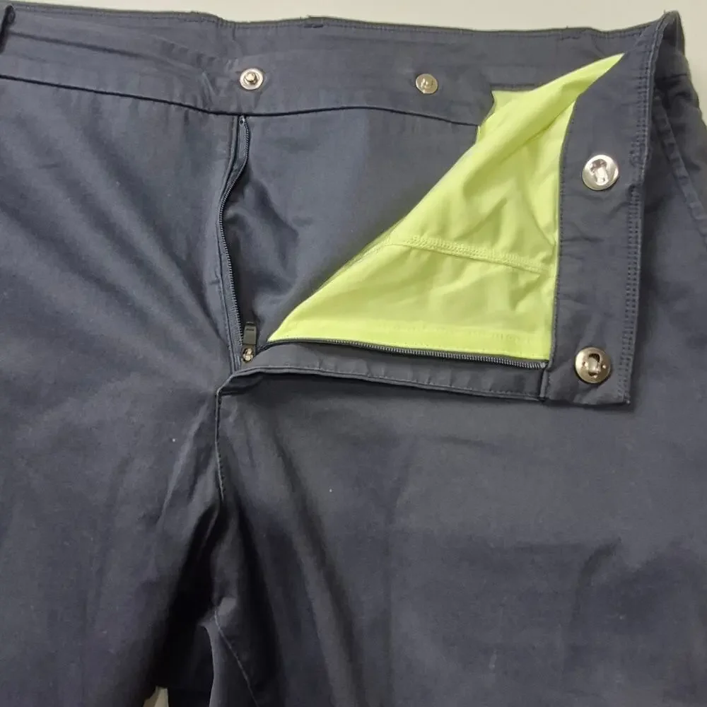 Birddogs Pants Men 36 Stretch Navy Blue Boomstick Liner Golf Performance Chino